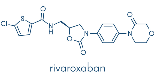 Inhibiting clot formation with Rivaroxaban